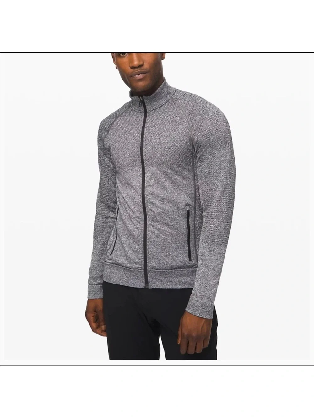 Lululemon Engineered Warmth Jacket Black White Mens size M